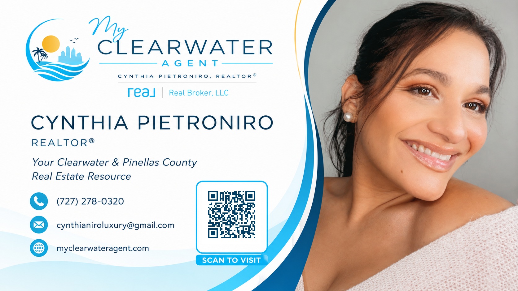 Digital business card for Cynthia Pietroniro, My Clearwater Agent